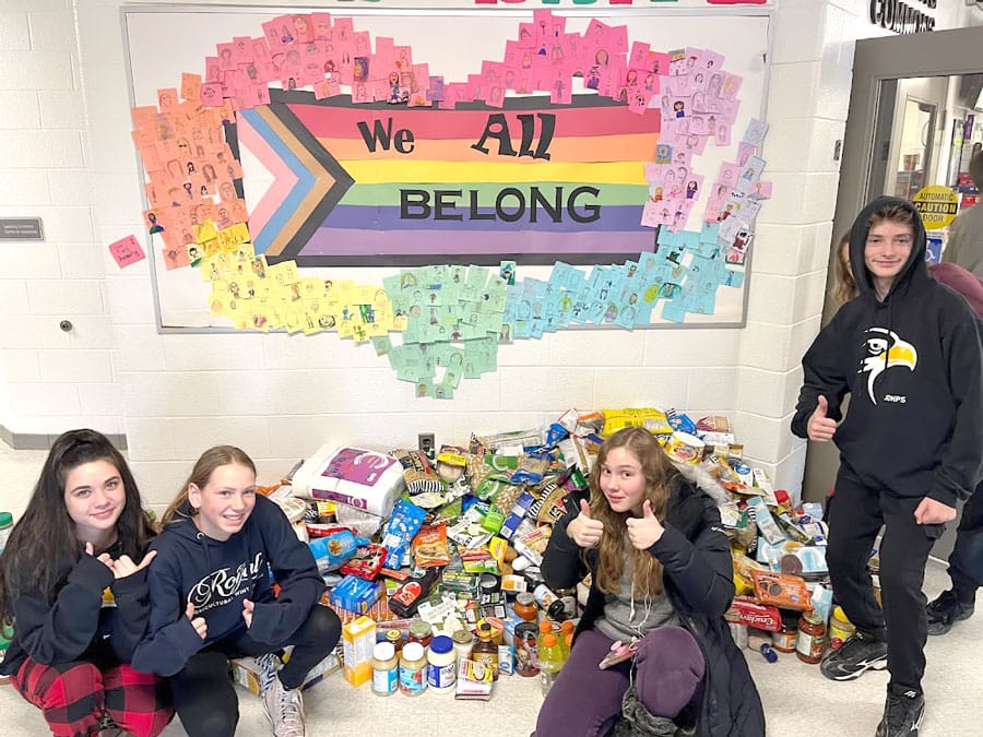 School food drive teaches value of giving