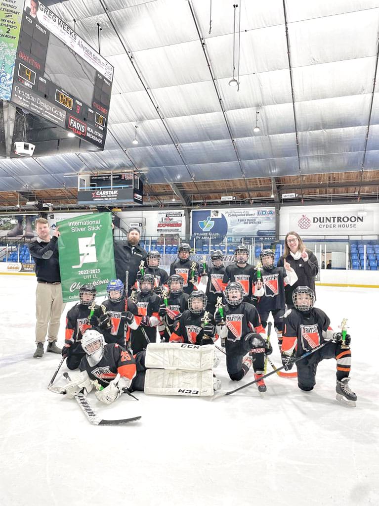 Drayton U11 Black team are regional Silver Stick champs