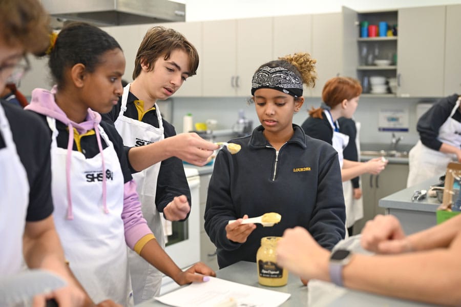 Wellington Catholic DSB secondary school classes prepare food for Royal City Mission