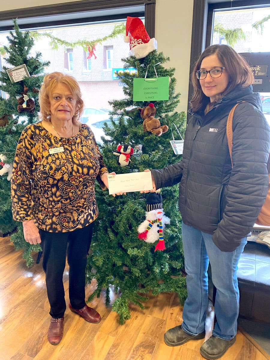 Mount Forest Thrift Shop receives warm donation