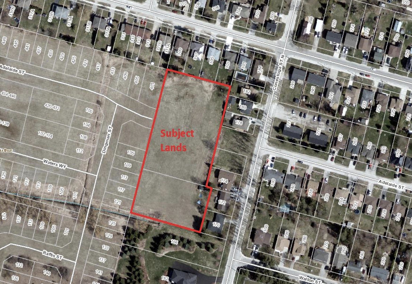 Two-storey townhouses proposed on vacant lot near Arthur Cachet project