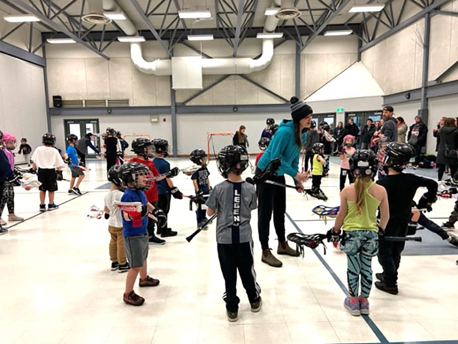 Riverhawks host 'try lacrosse' event