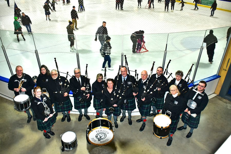 Kilt Skate event took to the ice in Fergus
