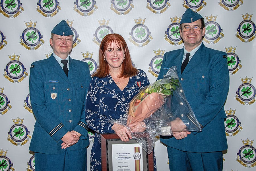 242 Ross Ferguson Squadron Royal Canadian Air Cadets honour volunteer