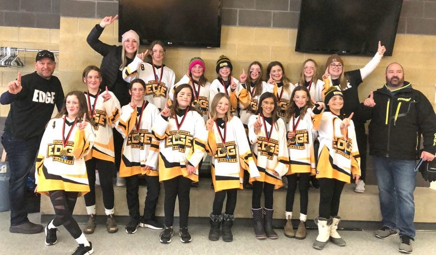 U12 Edge ringette team wins gold in Niagara Falls