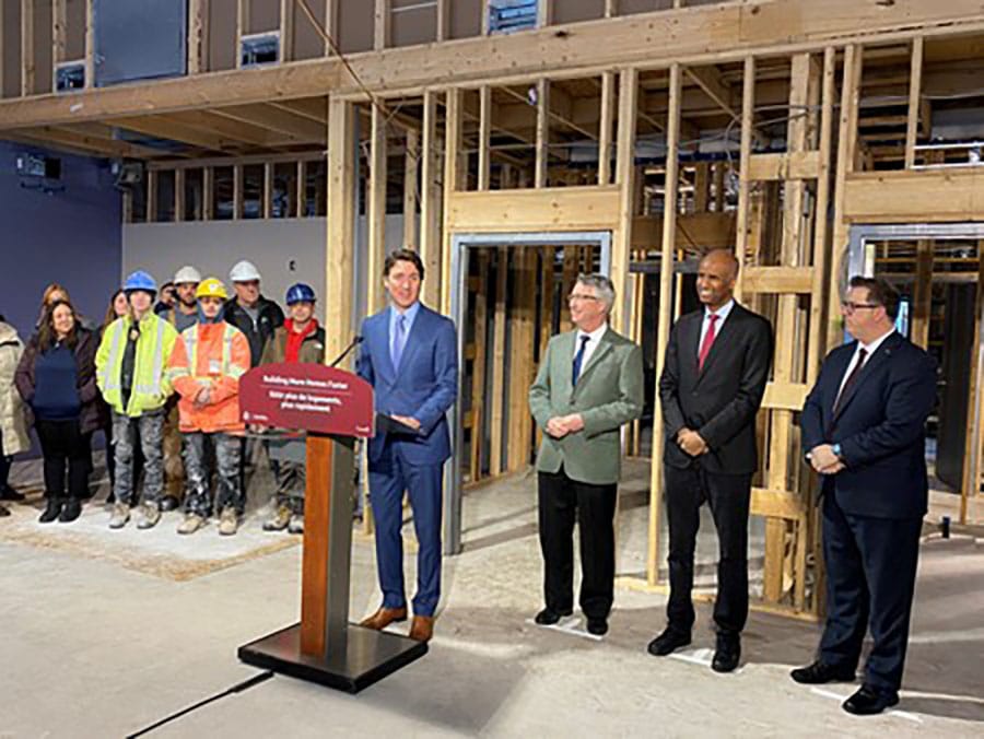 Trudeau holds press conference in Guelph to announce housing plan