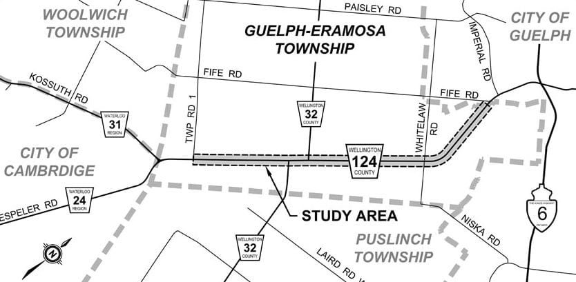 County proceeding with expropriation application for Wellington Road 124 reconstruction