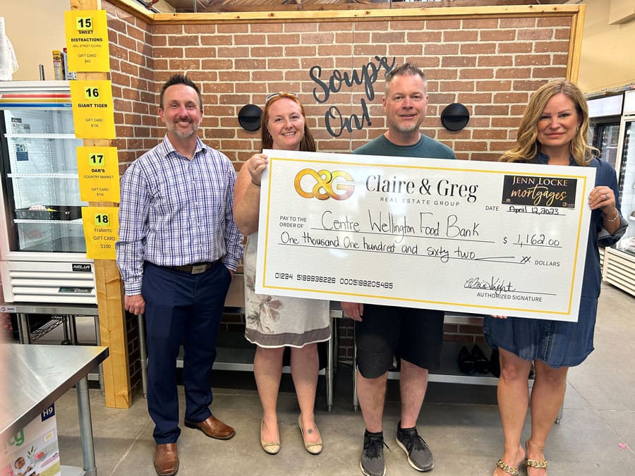 CW Golden Egg Event raises money for the Centre Wellington Food Bank