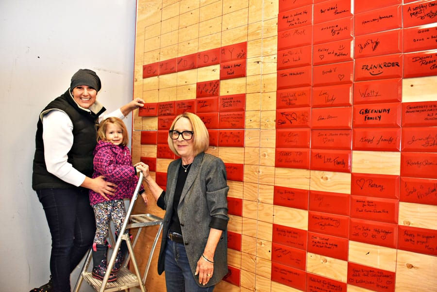 Red tile donations for Habitat for Humanity