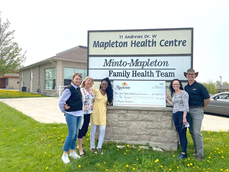 Mapleton supports local health care recruitment efforts