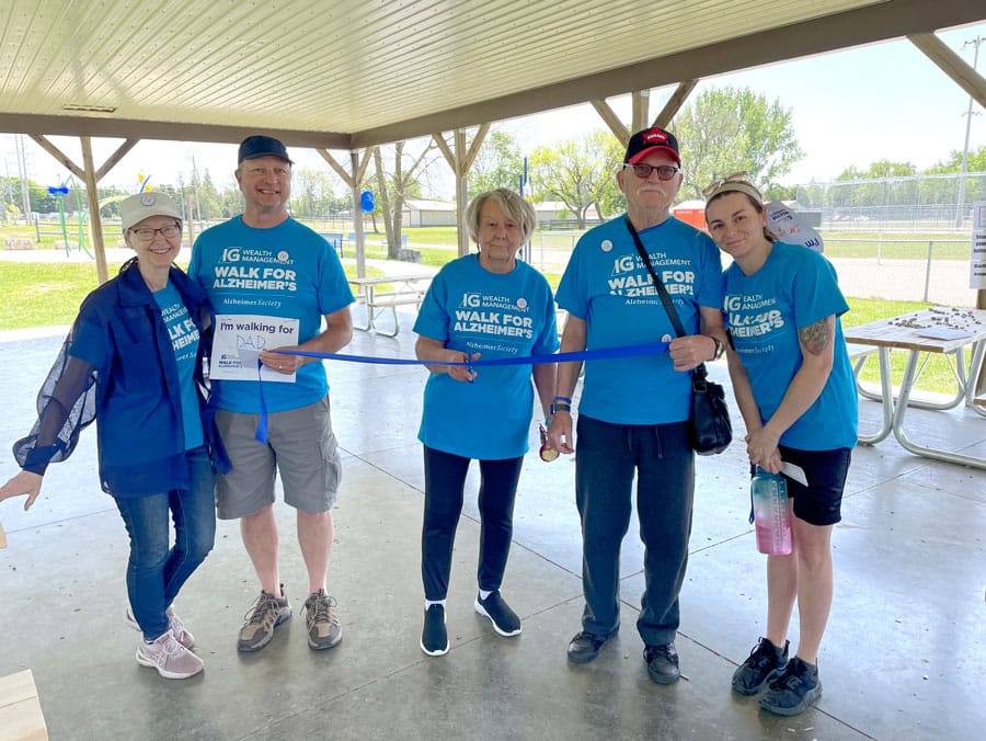 Alzheimer’s walk in Mount Forest