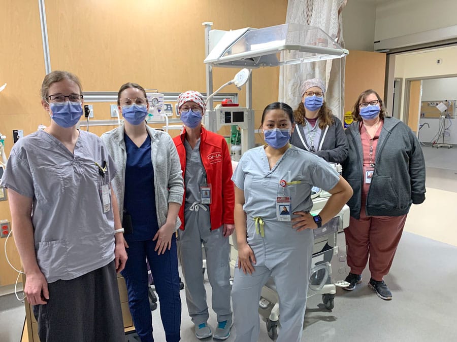 Groves Memorial receives donation to support nurse training in obstetrics, labour and delivery