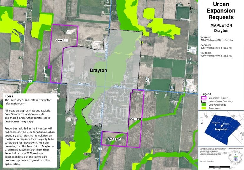 Provincial moves complicate urban boundary expansion picture in Mapleton