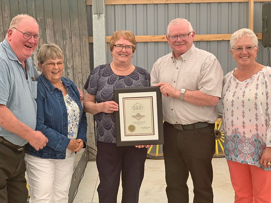 Special Recognition for Erin Agricultural Society volunteer Eileen Brown