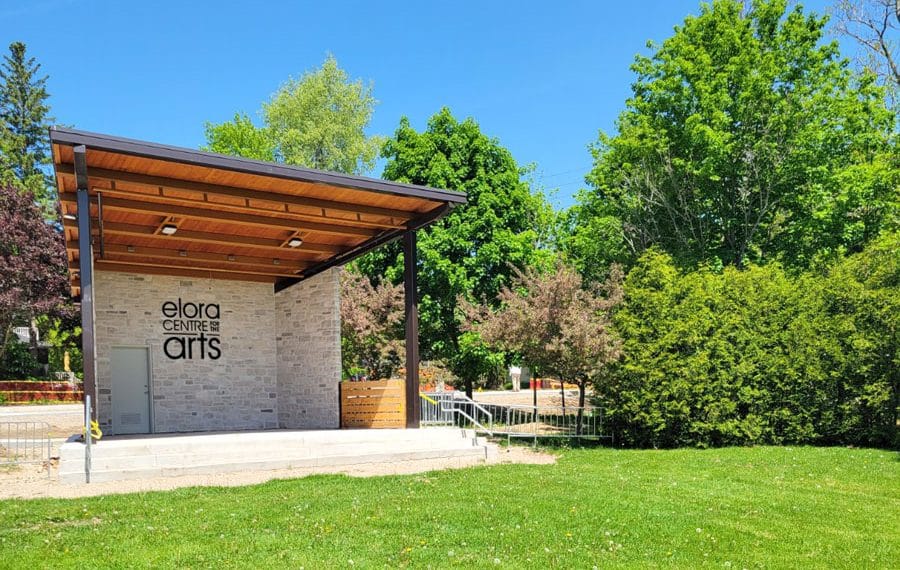 New outdoor performance pavilion at Elora Centre for the Arts now complete