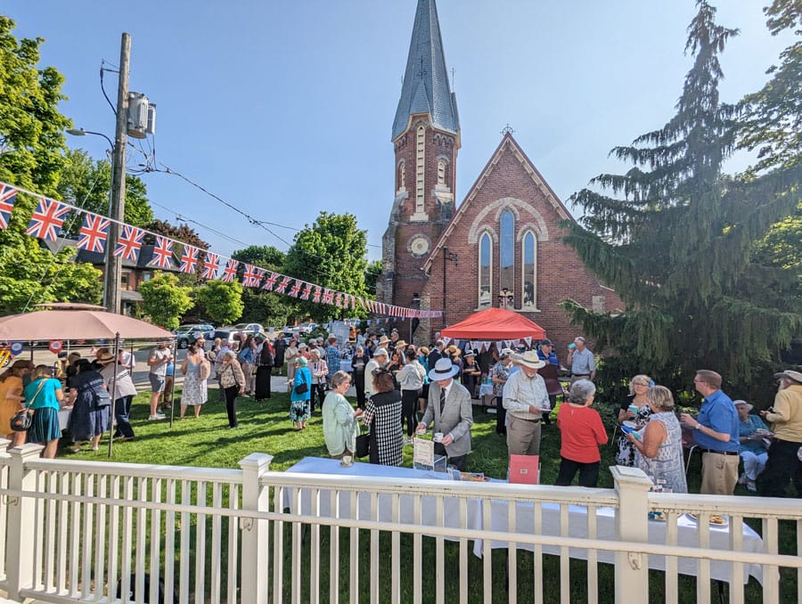 Coronation celebration at St. John’s Church