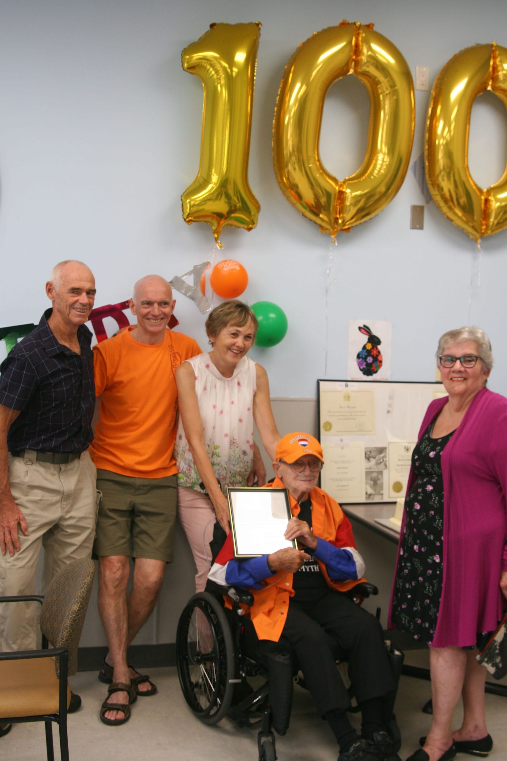Rene Brunott celebrates 100th birthday