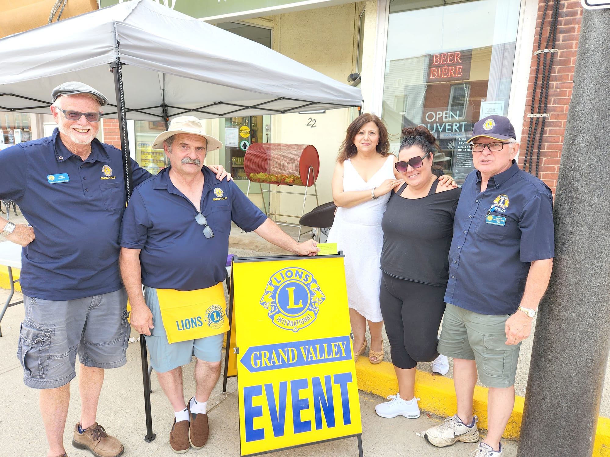 Grand Valley Lions Club  holds Canada Day 50/50 draw