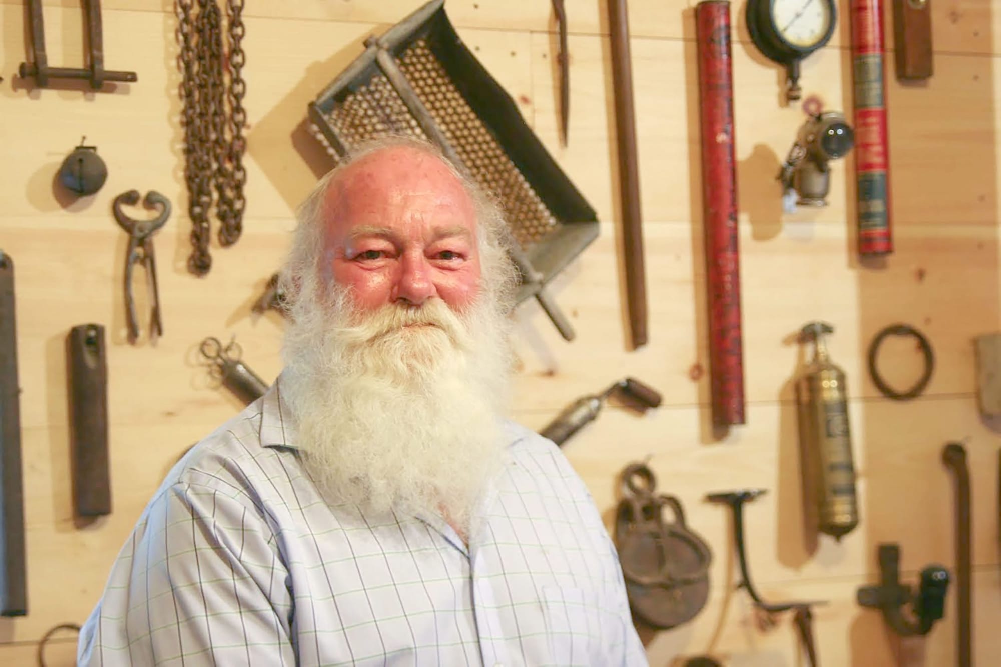 Local man turns collection of farm tools into his own museum