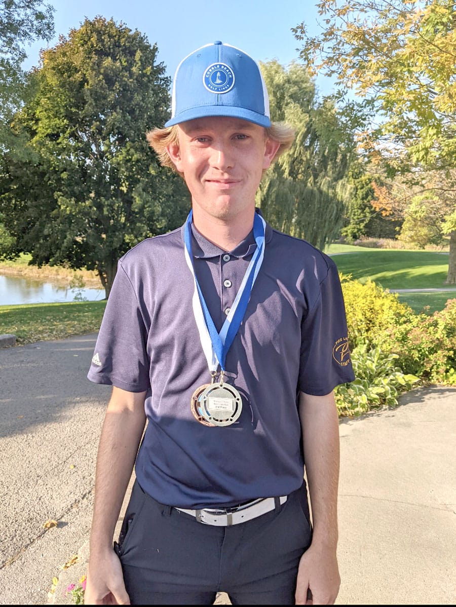 Parker Coffey finishes second at District 4 Golf Tournament