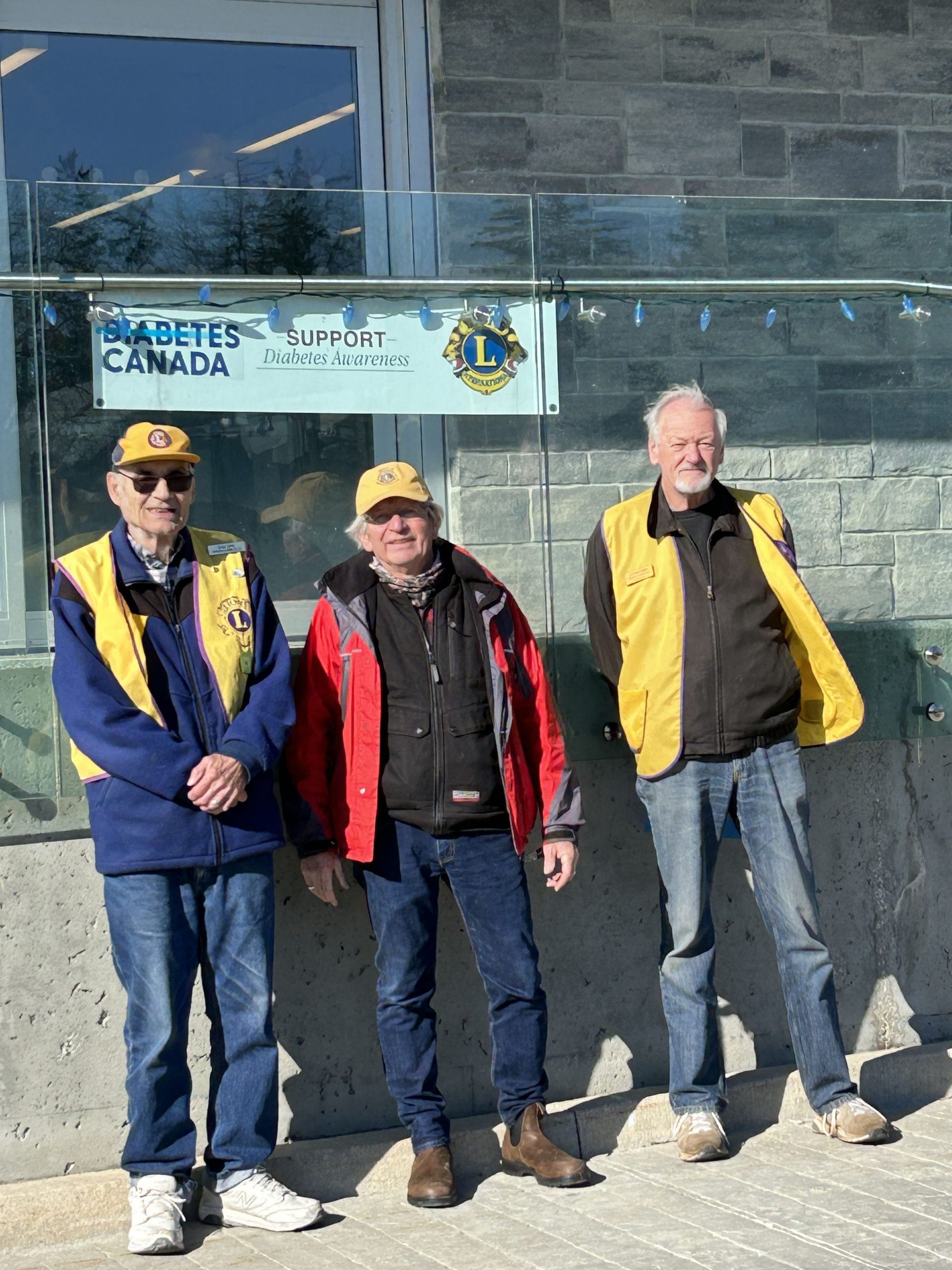 Fergus Lions Club help ‘shine a light on diabetes’