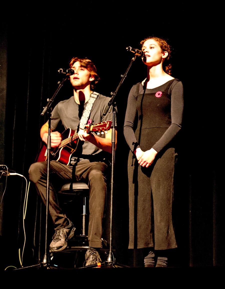 Norwell holds assembly for Remembrance Day