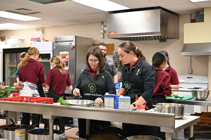 New after-school program helps high school students learn their way around the kitchen