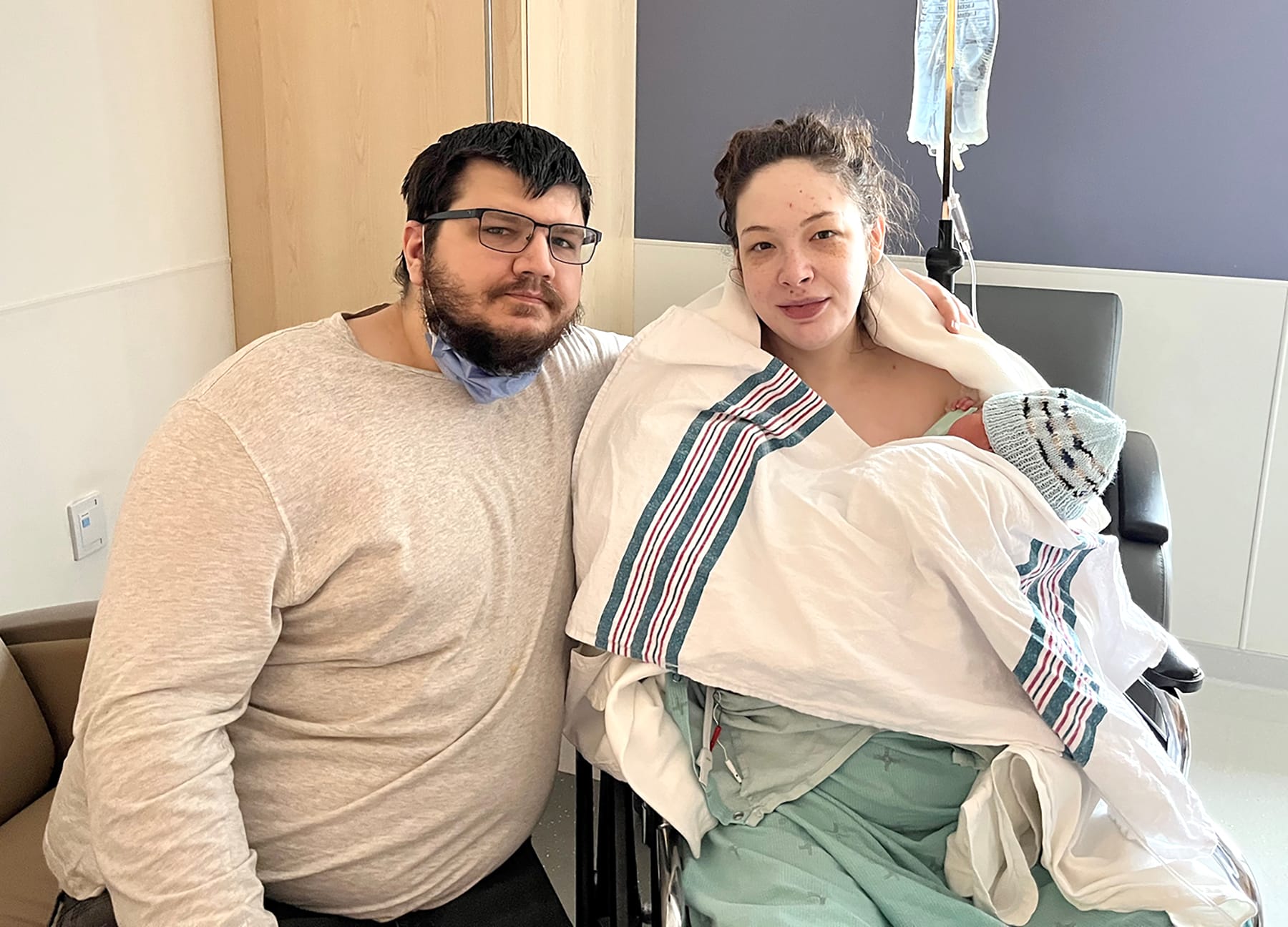 Guelph couple welcomes New Year's baby Milo