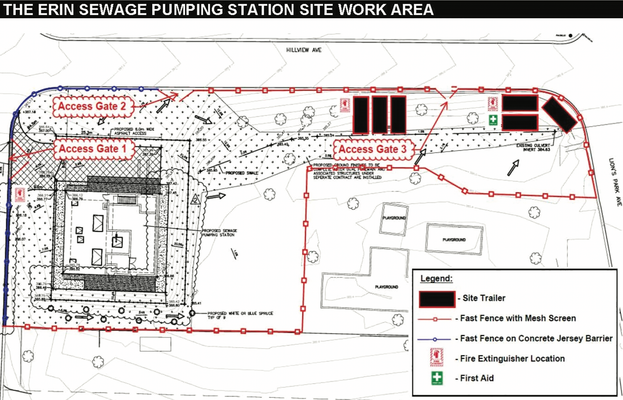 Construction at Lions Club Park in Erin set for this month