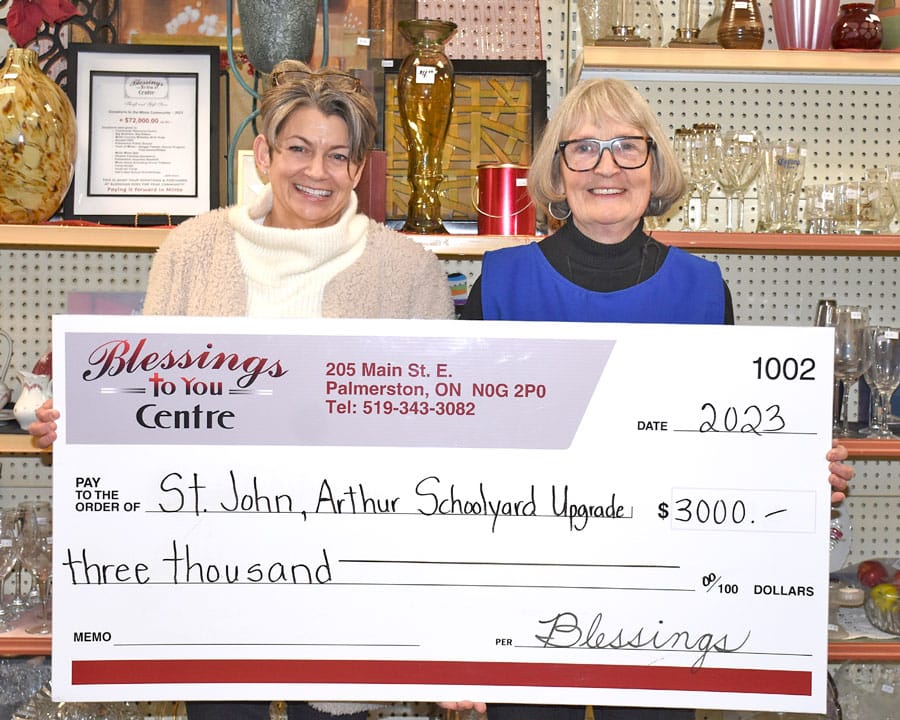 Blessings Thrift and Gift Store donates to worthy causes