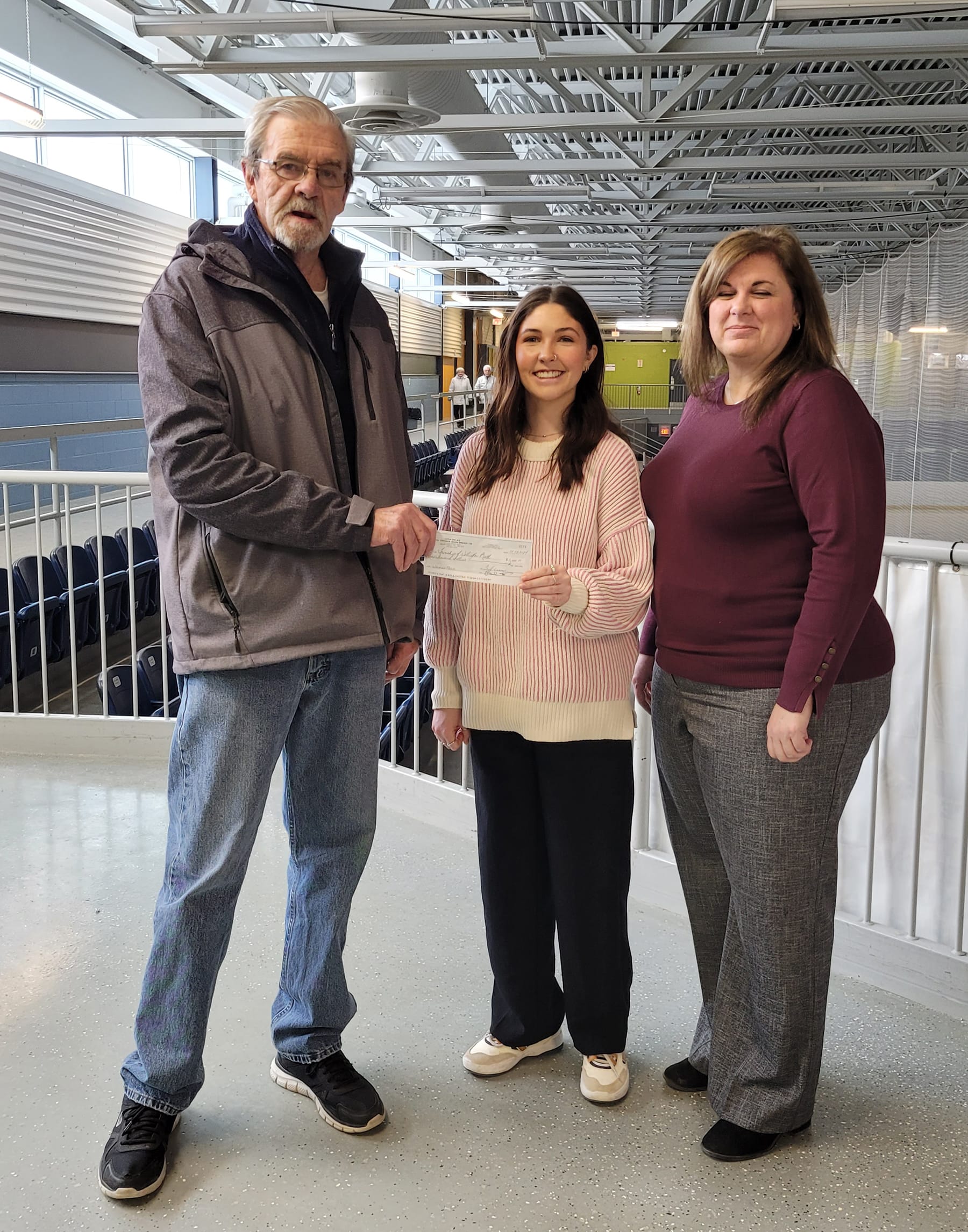 Donation for walking track in Mount Forest sports complex