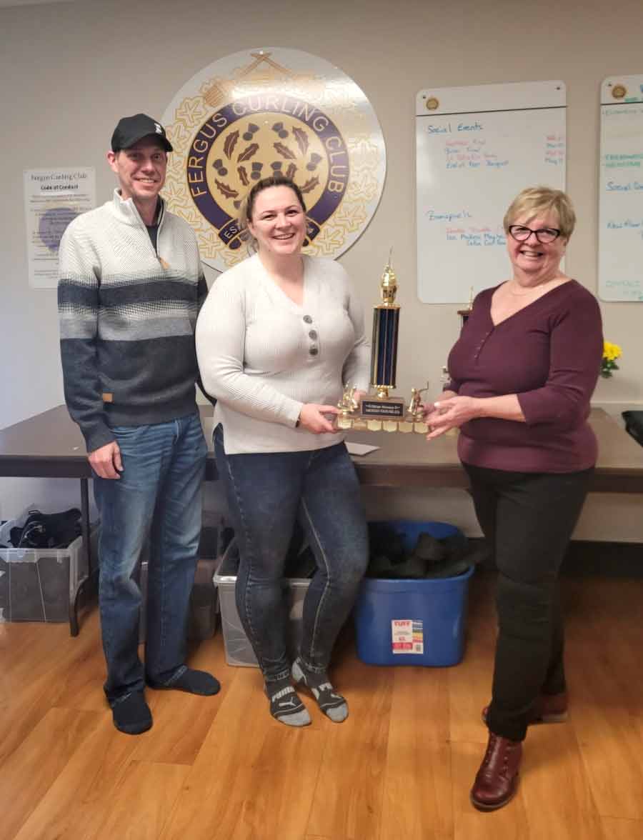 “Double Trouble” Mixed Doubles Bonspiel winners