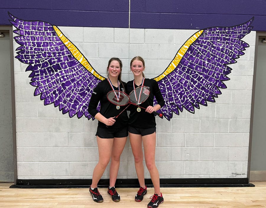 Successful season for Norwell District Secondary School badminton duo