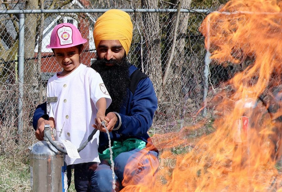 Anand Kaur shines as fire chief for a day