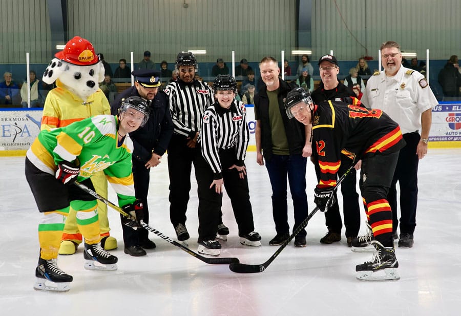 Police, firefighters face off in ‘Lights and Sirens’ charity game
