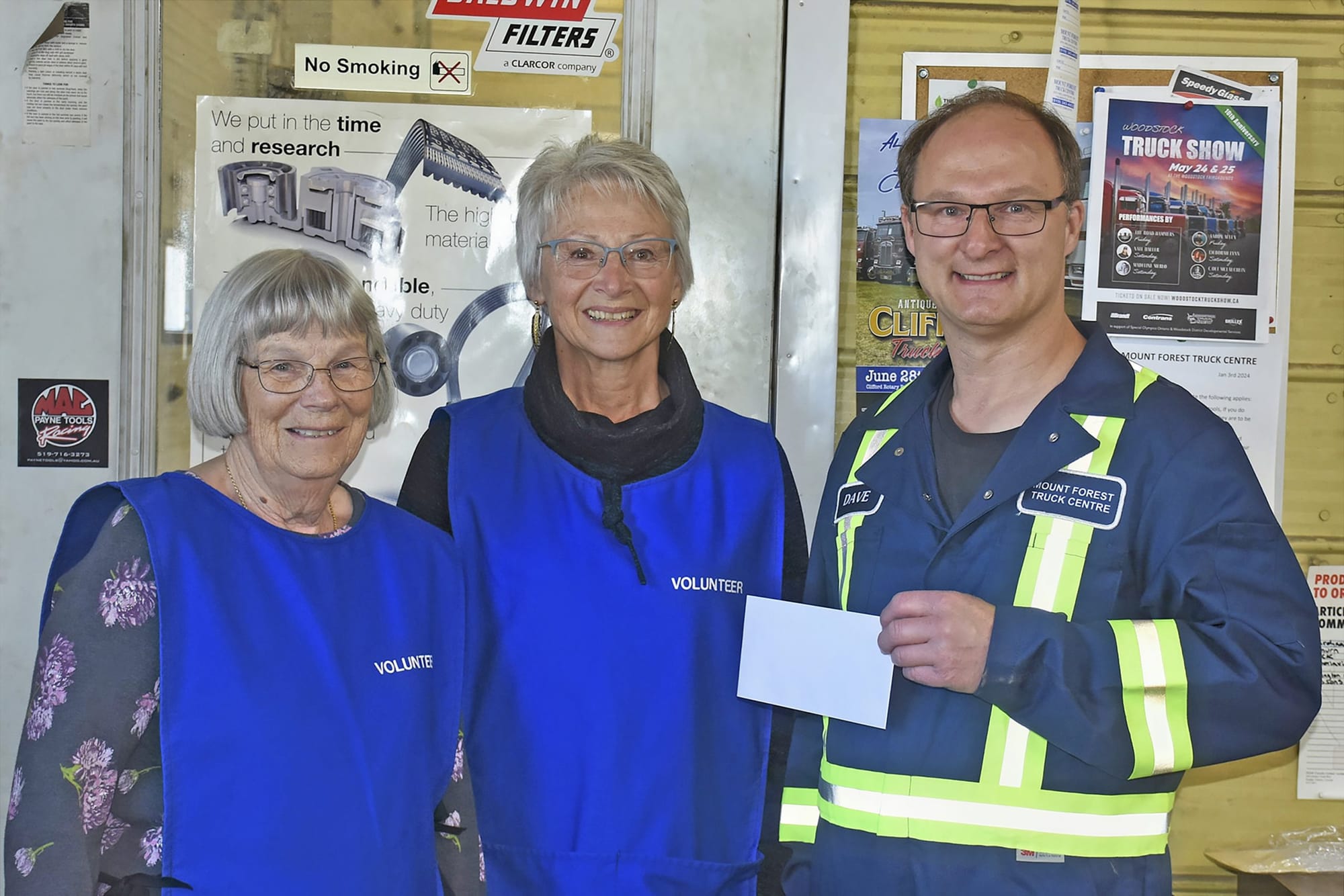 Local business makes donation to Blessings to You Centre