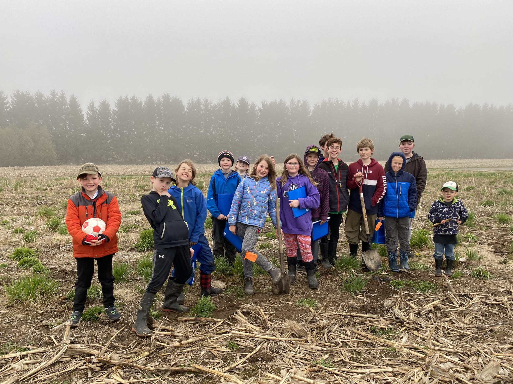 Wellington Soil Conservation 4-H Club's second meeting