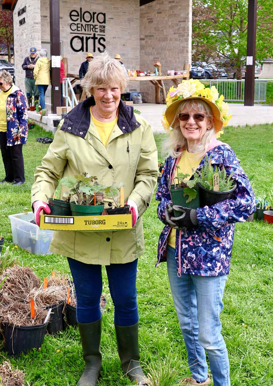 Annual plant sale in Elora