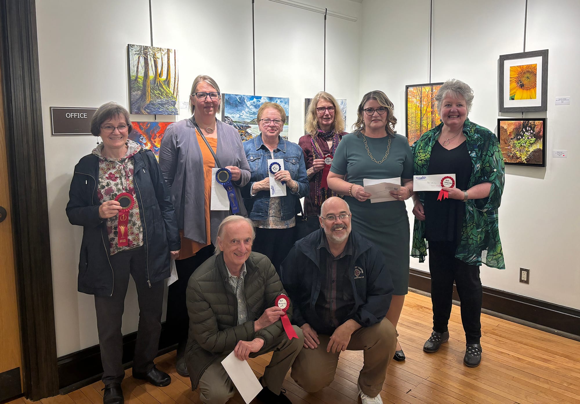 Opening night for Minto Arts Council's juried art show