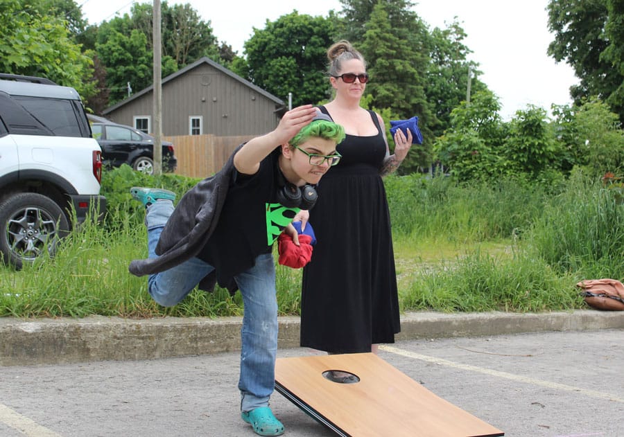 Fun and games at the Mount Forest block party June 1