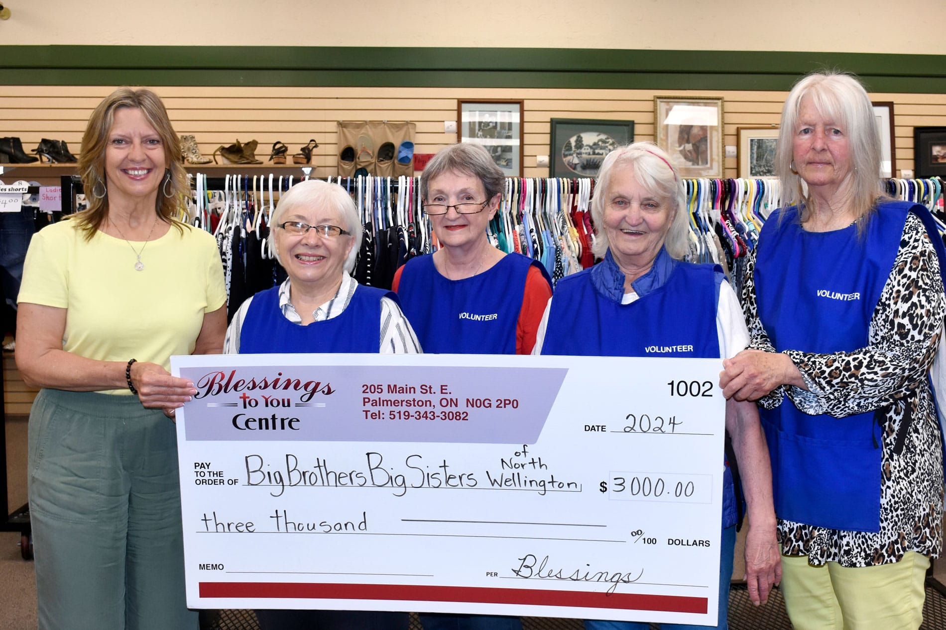 Blessings to You Centre donates $3,000 to help at-risk children