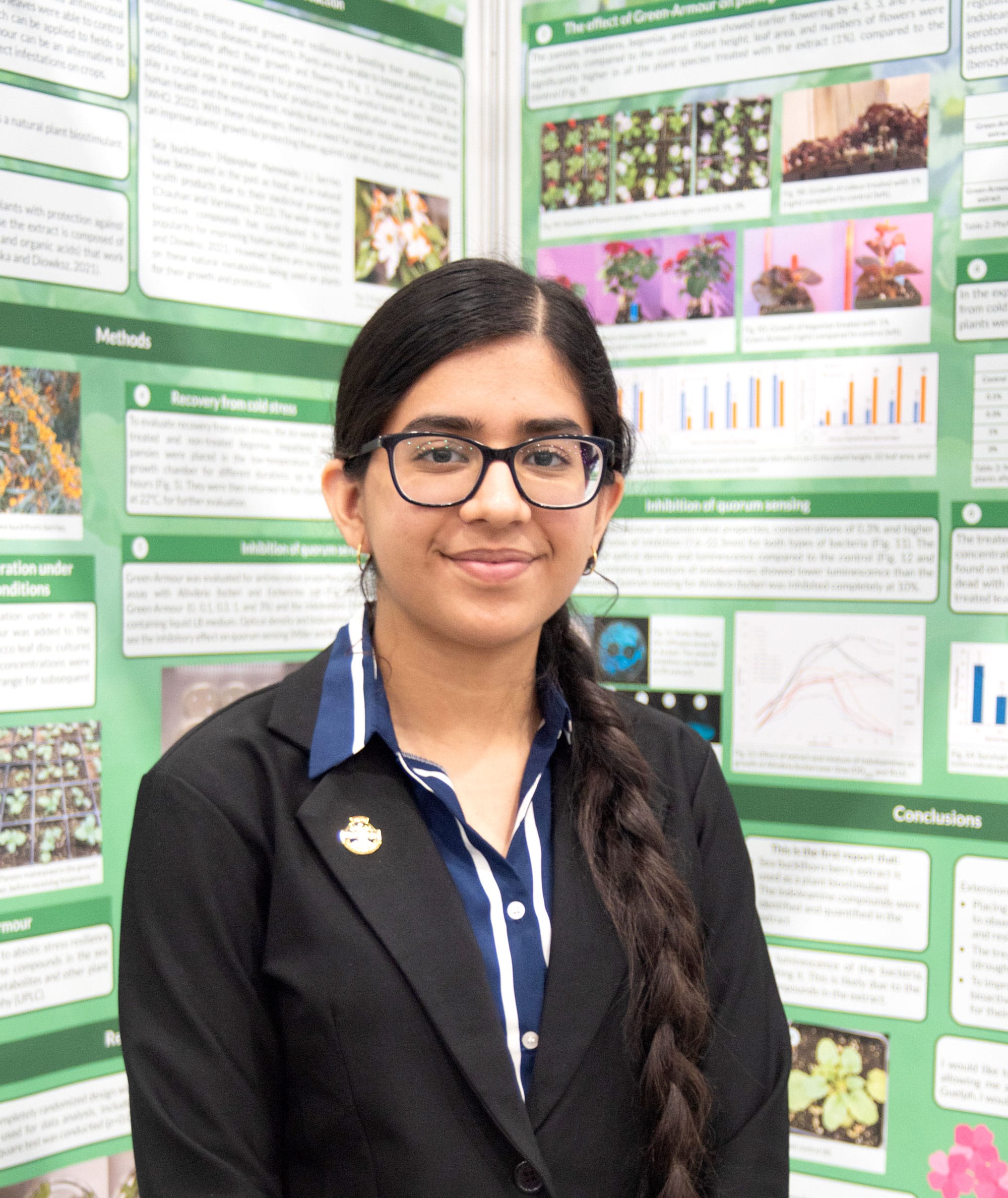 GCVI student receives national recognition for ‘Green-Armour’ plant biostimulant