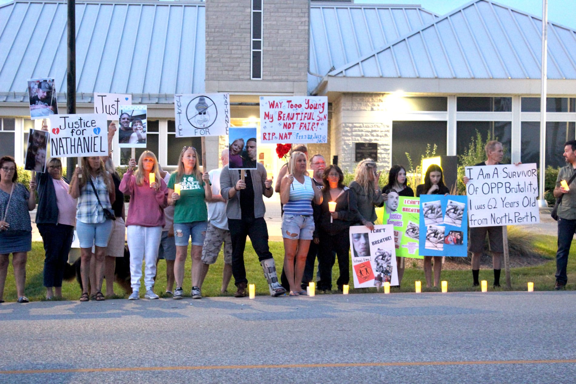 Memorial near Rockwood OPP station honoured Nathaniel Schofield