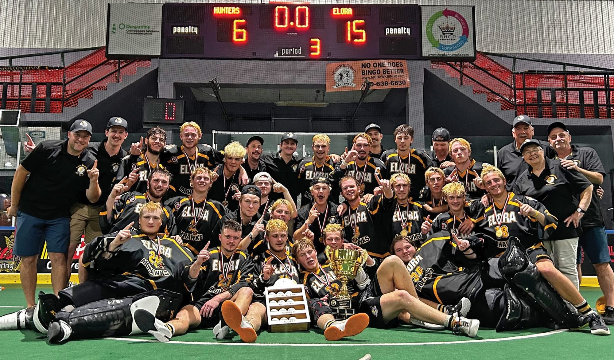 Ontario champs Elora Mohawks heading to Founders Cup