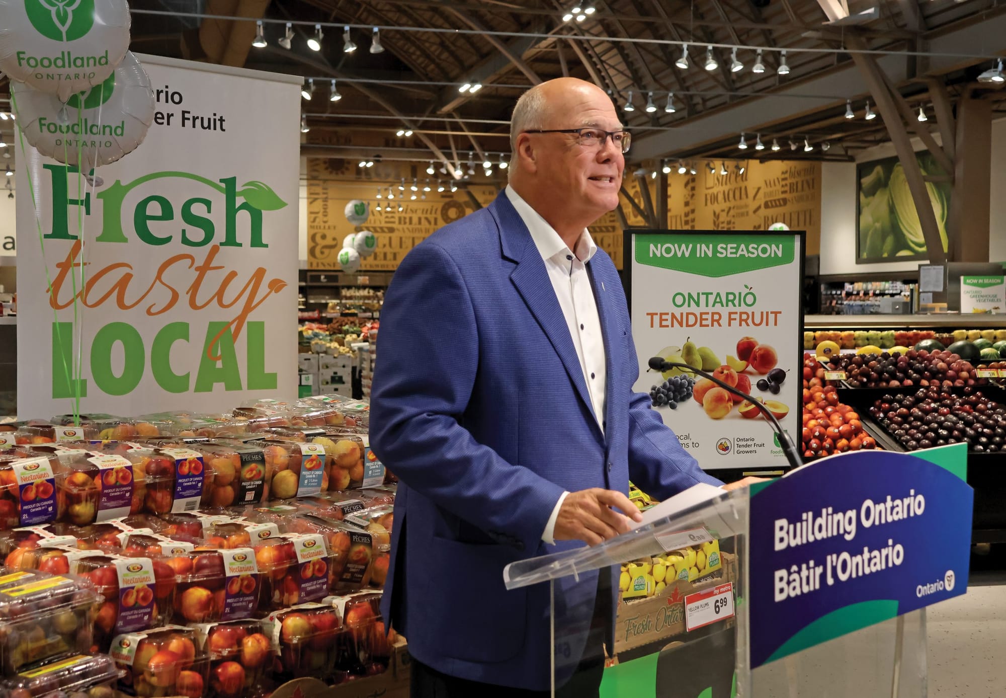 Agriculture minister in Guelph to announce funding to support fruit growers