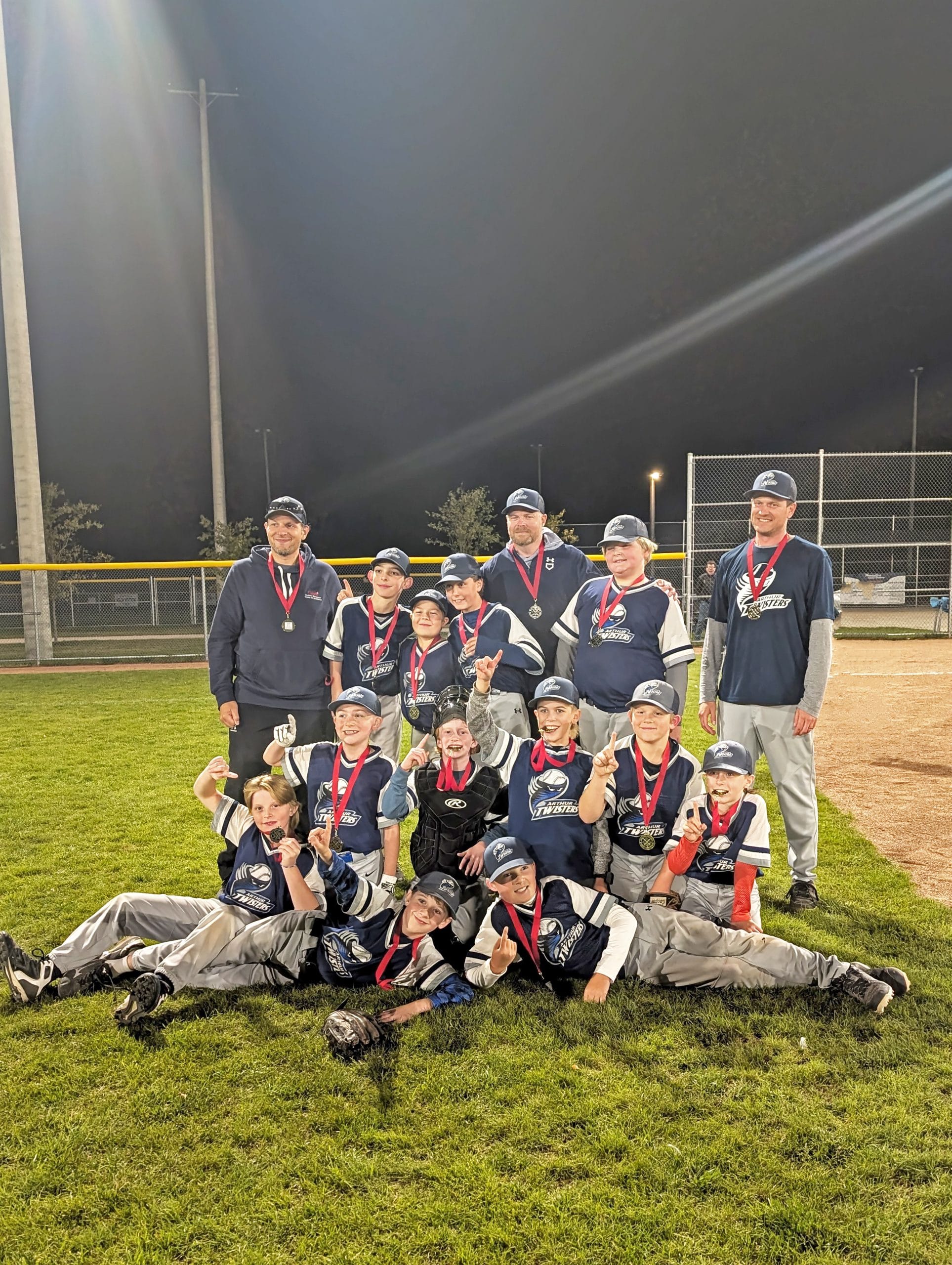 Arthur Twisters U11 Blue team champions
