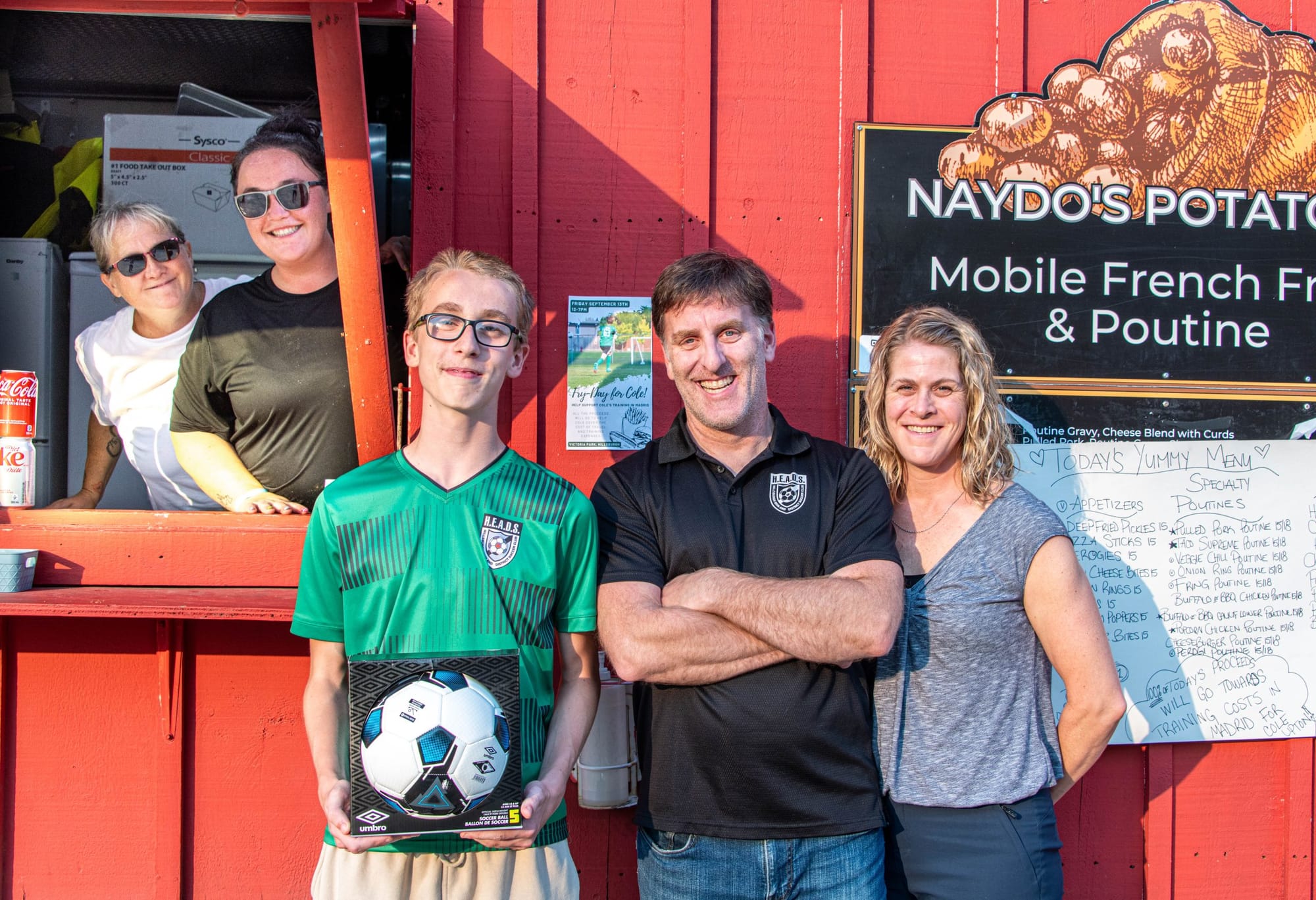 Fundraising for soccer training in Spain