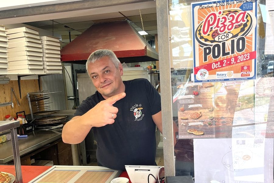 How pizza can help eradicate polio