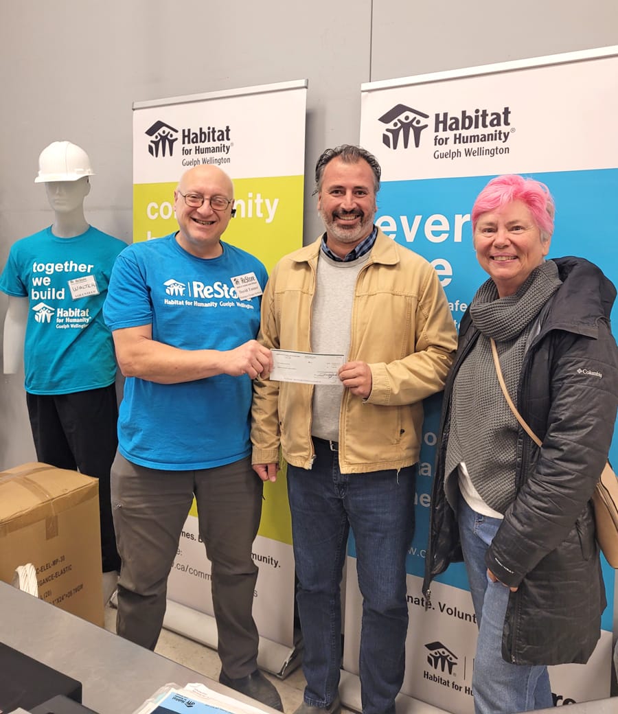 Fergus Scottish Festival and Highland Games donates to Habitat for Humanity
