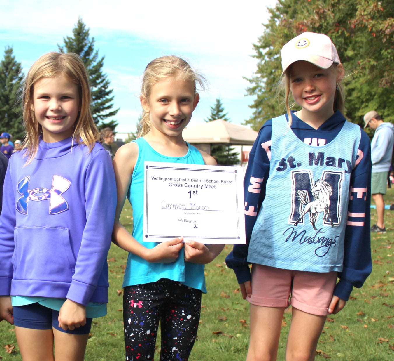 WCDSB students ran cross country at Centre Wellington Community Sportsplex on Oct. 2